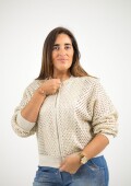 Campera broderie dorada Campera broderie dorada