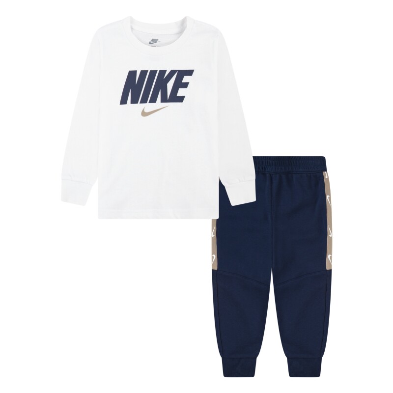 Conjunto Club Poly Manga Larga de Niños Azul
