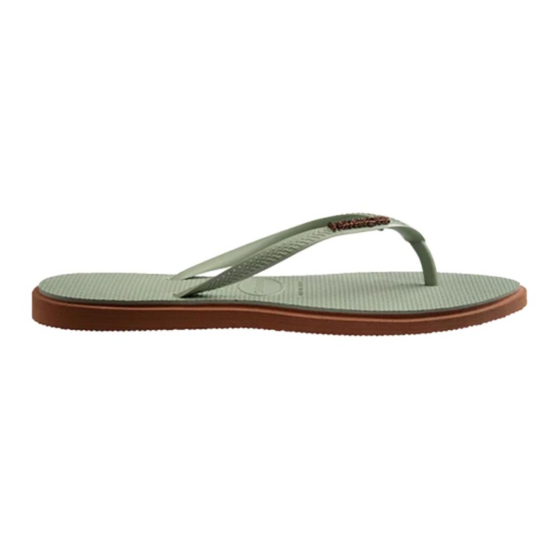 Sandalias Havaianas Slim Point FC Mujer Rust/smoke Green