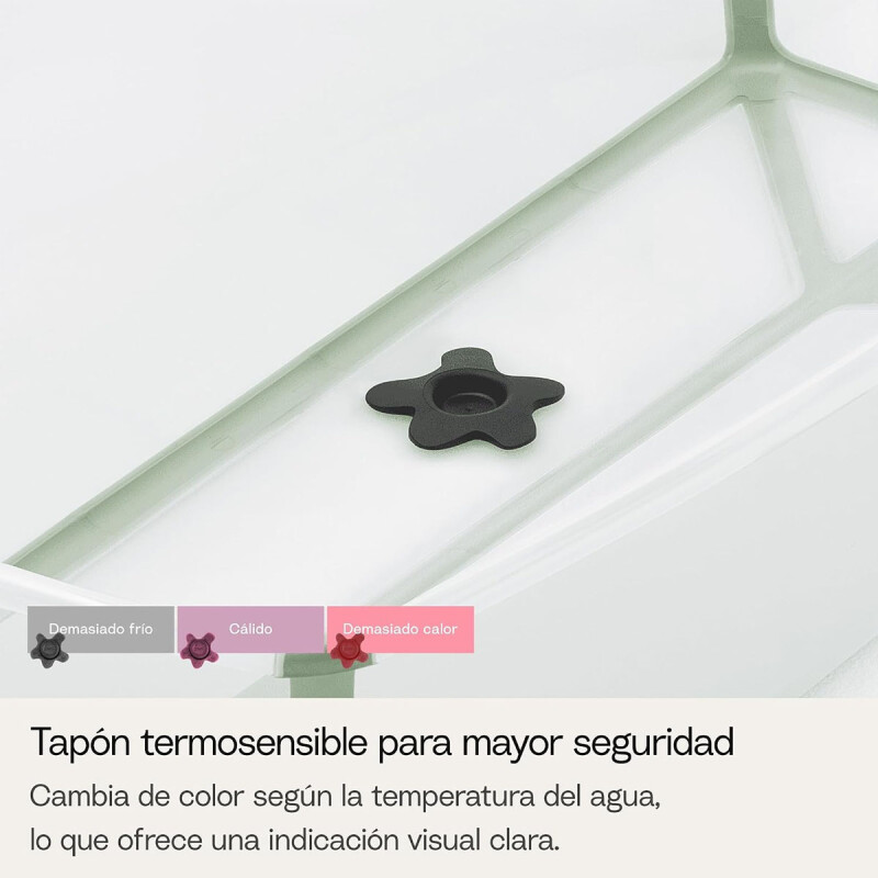Baño Plegable Flexi Bath Transparente / Verde Baño Plegable Flexi Bath Transparente / Verde
