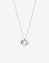 Cadena Corta con Dije Con Dijes Collar Corto Layer Corazón - Plateado