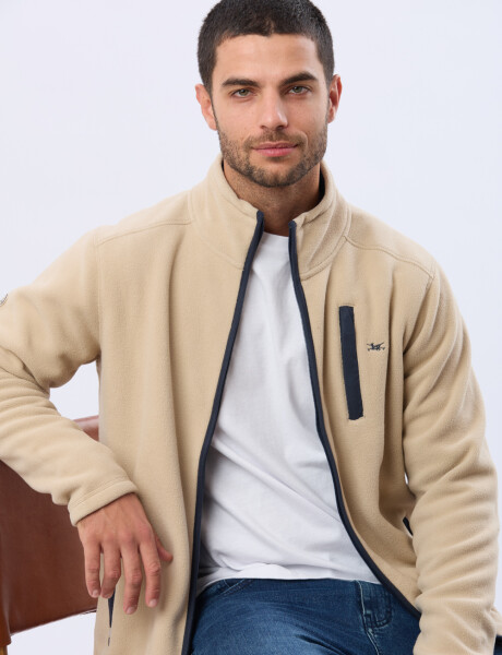 CAMPERA POLAR DE ABRIGO Beige