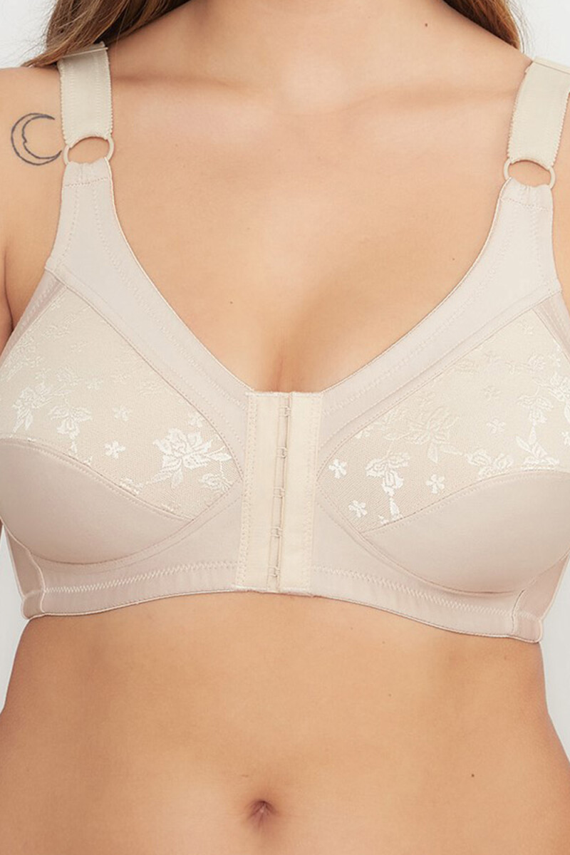 SOUTIEN PRENDIDO ADELANTE - BEIGE 