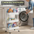 Carrito Organizador Cocina 3 Estantes Carro Con Ruedas Almacenamiento Imback Color Blanco Carrito Organizador Cocina 3 Estantes Carro Con Ruedas Almacenamiento Imback Color Blanco