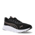 Championes de Mujer Puma Flex Focus Lite Modern Negro - Dorado