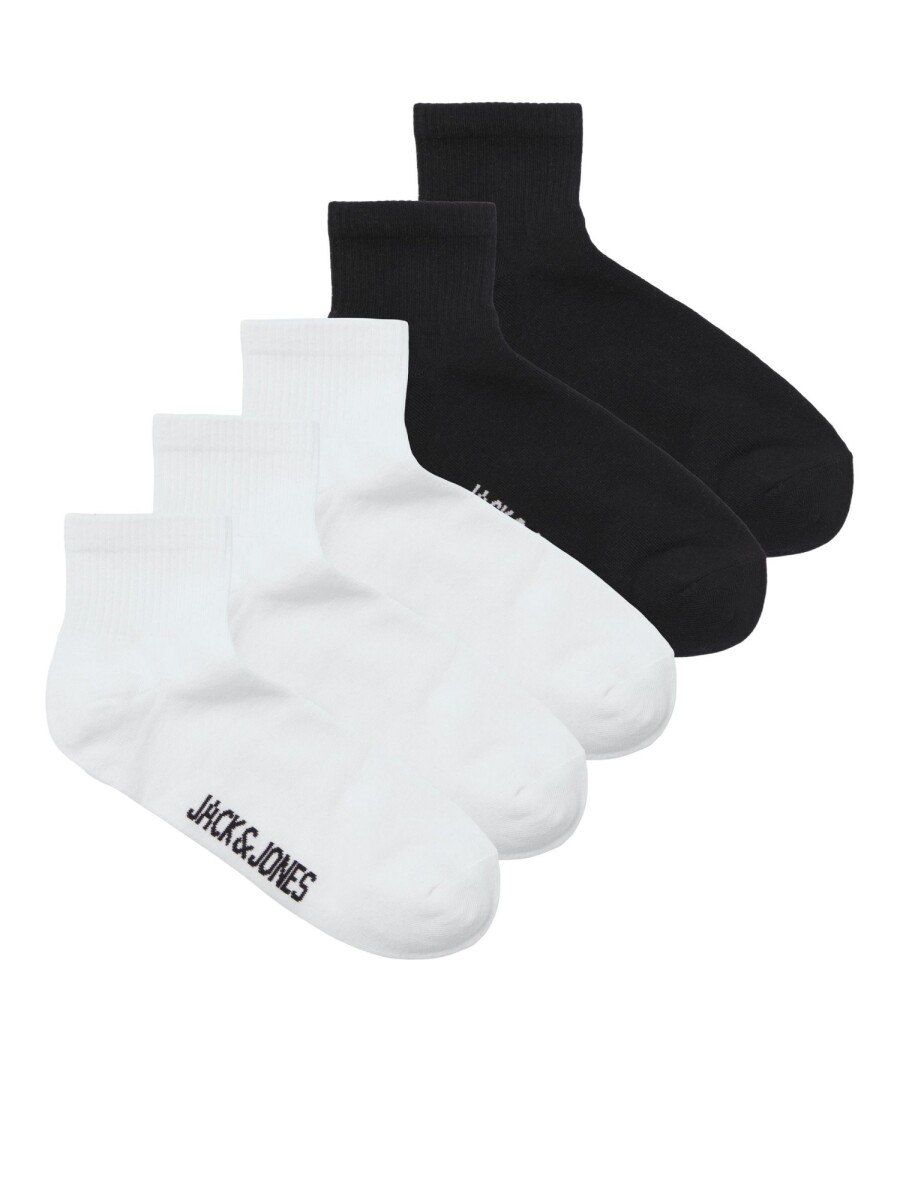 Pack "leon" 5 Calcetines Cortos - White 