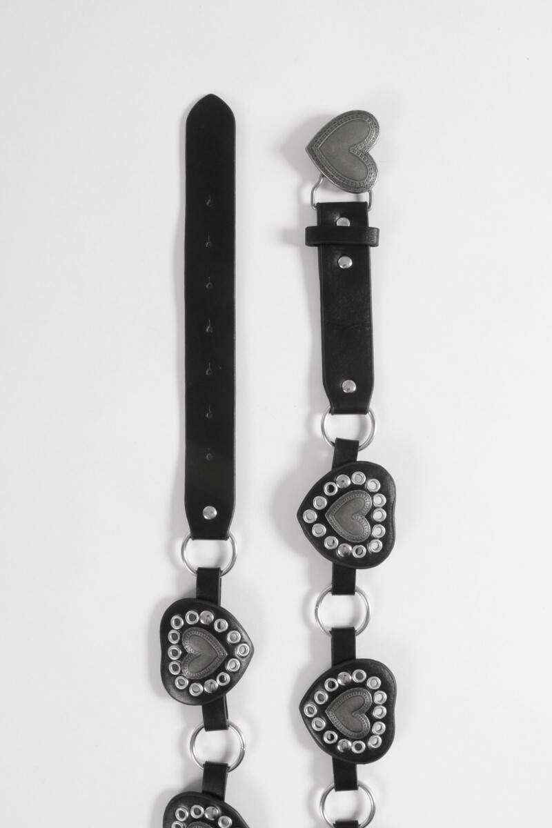 Cinturon hebilla cora negro