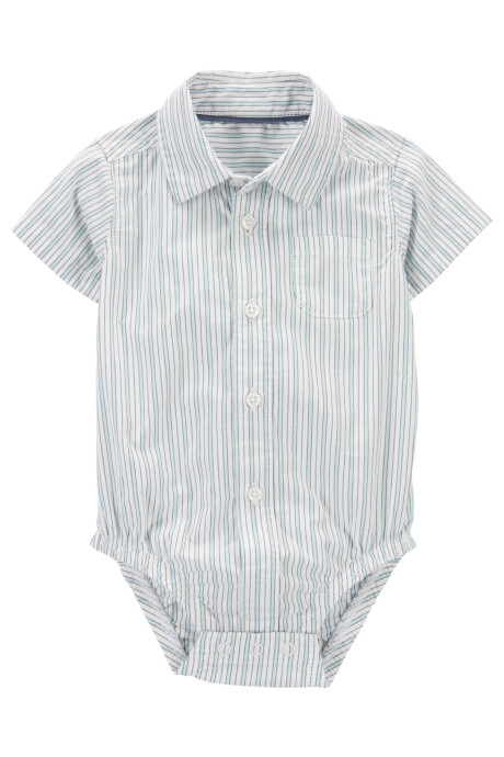 Set tres piezas pantalón, tiradores y body camisa de algodón Set tres piezas pantalón, tiradores y body camisa de algodón