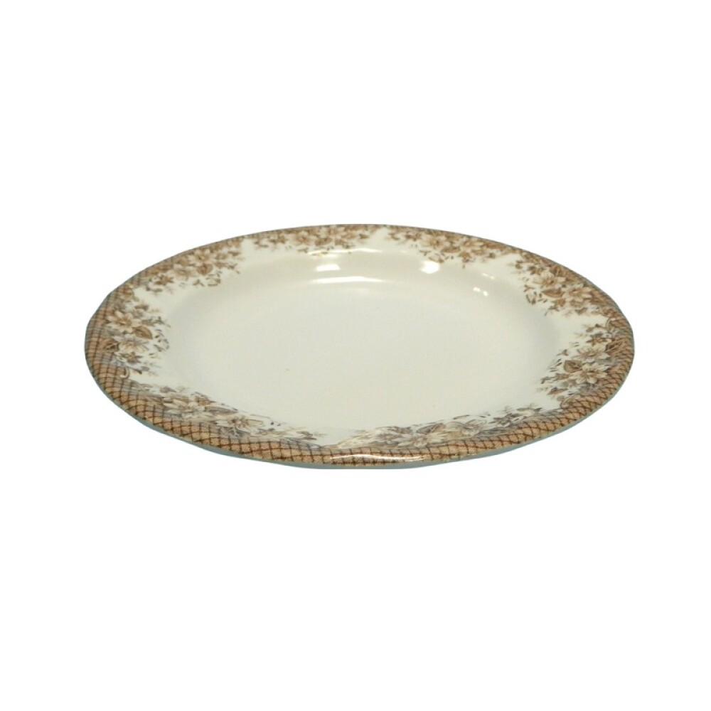Plato llano de melamina con diseño 24.8 x 3.3 Plato llano de melamina con diseño 24.8 x 3.3
