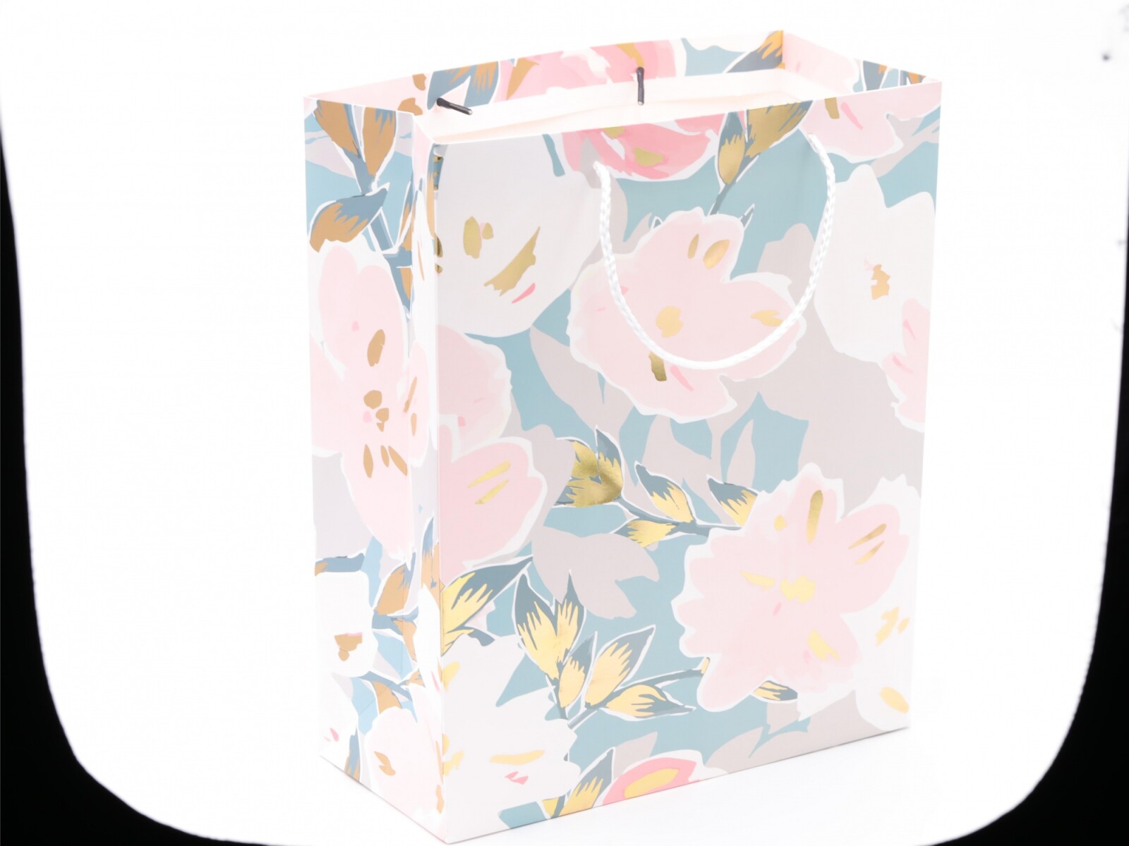 BOLSA DE REGALO FLOR DE MELOCOTÓN-M 