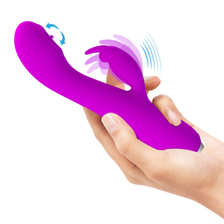 Vibrador Rabbit Estimulador Lengua Rachel Pretty Love Fucsia