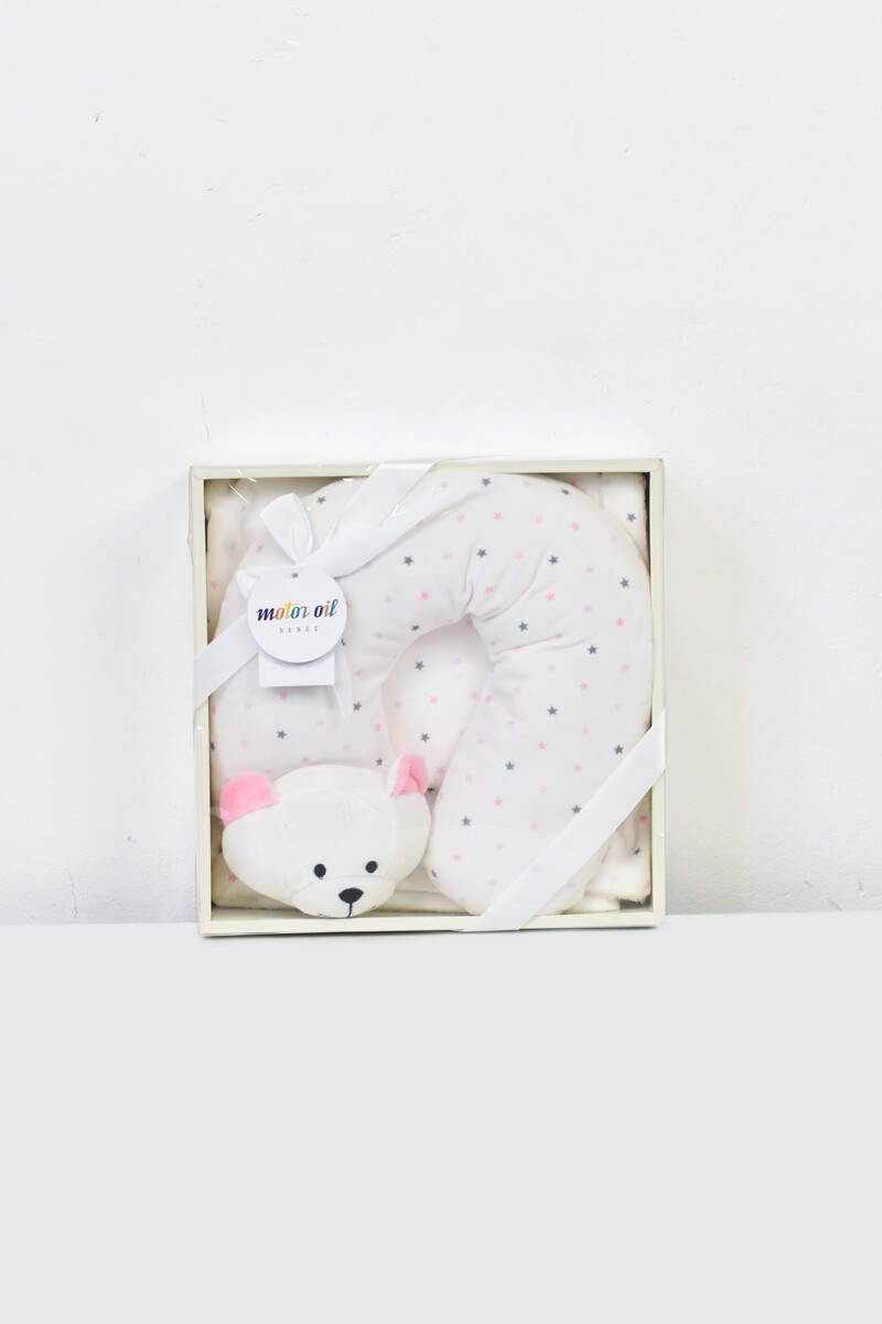 Manta con almohadilla para bebé - Oso polar 