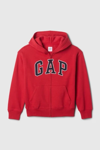 Canguro Con Cierre Logo Gap Niño Modern Red