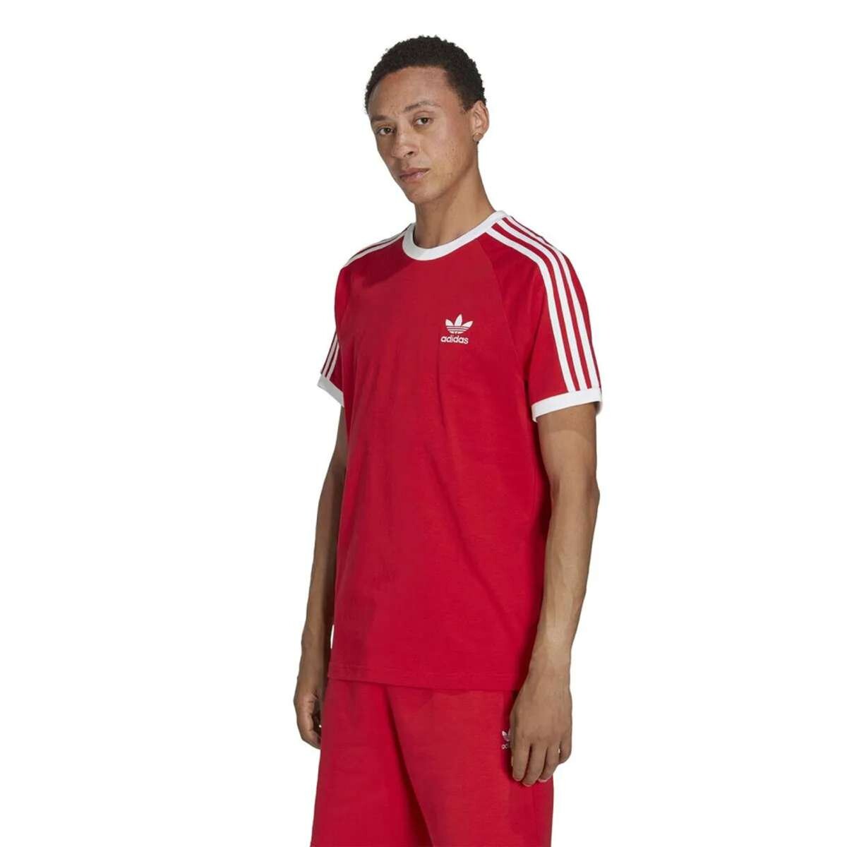 Remera Adidas 3-Stripes - Rojo 