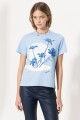 REMERA CAMILLE Celeste