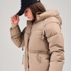 Campera Puffer Slowly Beige