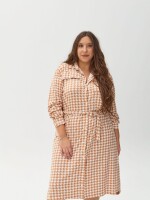 Vestido Greta Beige y negro