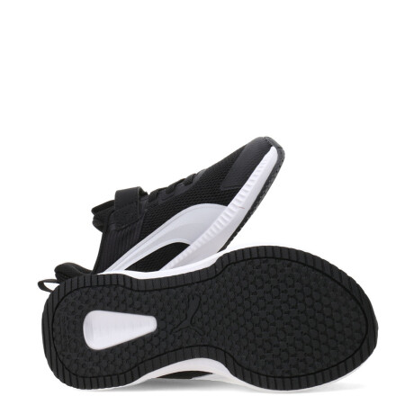 Championes de Niños Puma Flyer 4 Ac+ Ps Negro - Blanco