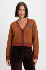 Cardigan Libre Terracota/Amarillo