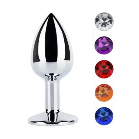 Plug Anal Chico Metálico Joya Plug Anal Chico Metálico Joya