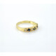 Anillo En Oro 18K Con Brillantes Y Zafiros. Engarce 4 Puntas Anillo En Oro 18K Con Brillantes Y Zafiros. Engarce 4 Puntas