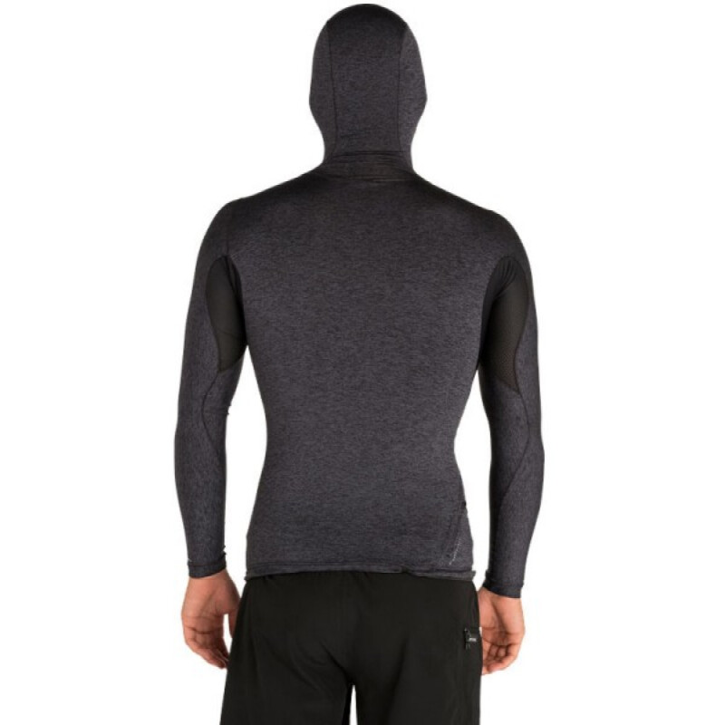 Lycra con capucha Rip Curl Tech Bomb - Charcoal Lycra con capucha Rip Curl Tech Bomb - Charcoal