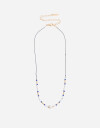 Collares Cortos Canutillos Collar Con Beads - Combinacion Multicolor