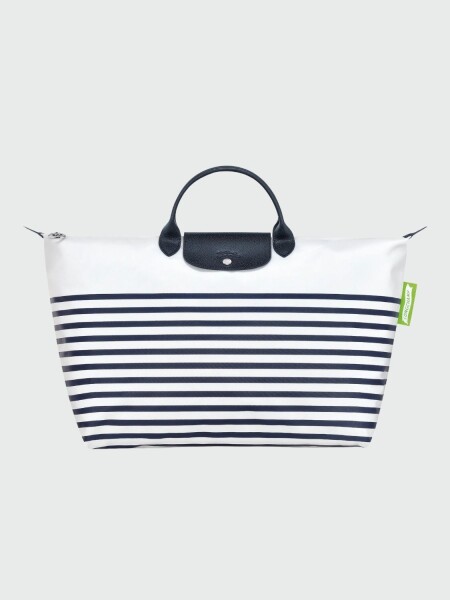 Longchamp -Bolso marinero de viaje plegable con cierre, Le pliage Blanco