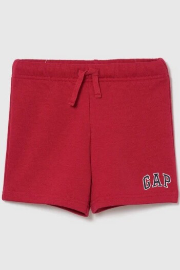 Short Sin Felpa Logo Gap Toddler Niño Modern Red