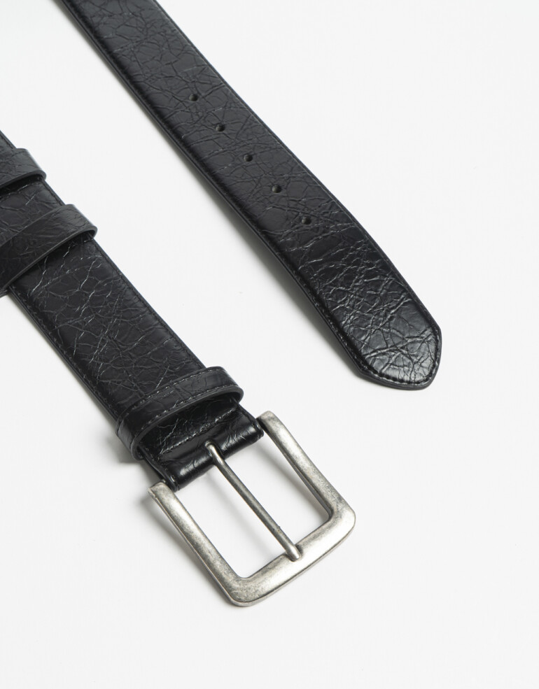 Cinturones y Fajas Cinturon Con Cadenas - Negro