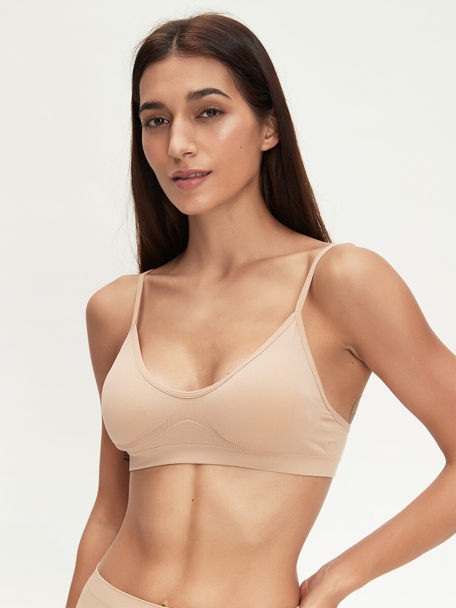 TOP BASICO SEAMLESS - NUDE 