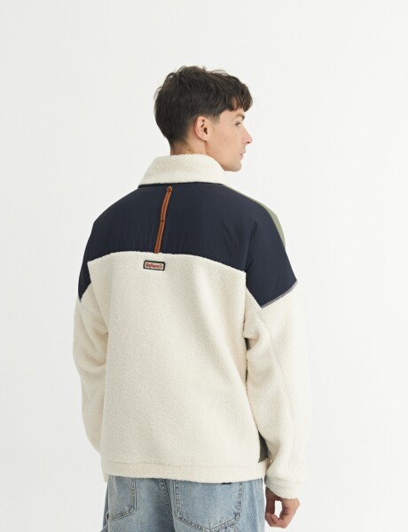 Campera sherpa March Crudo