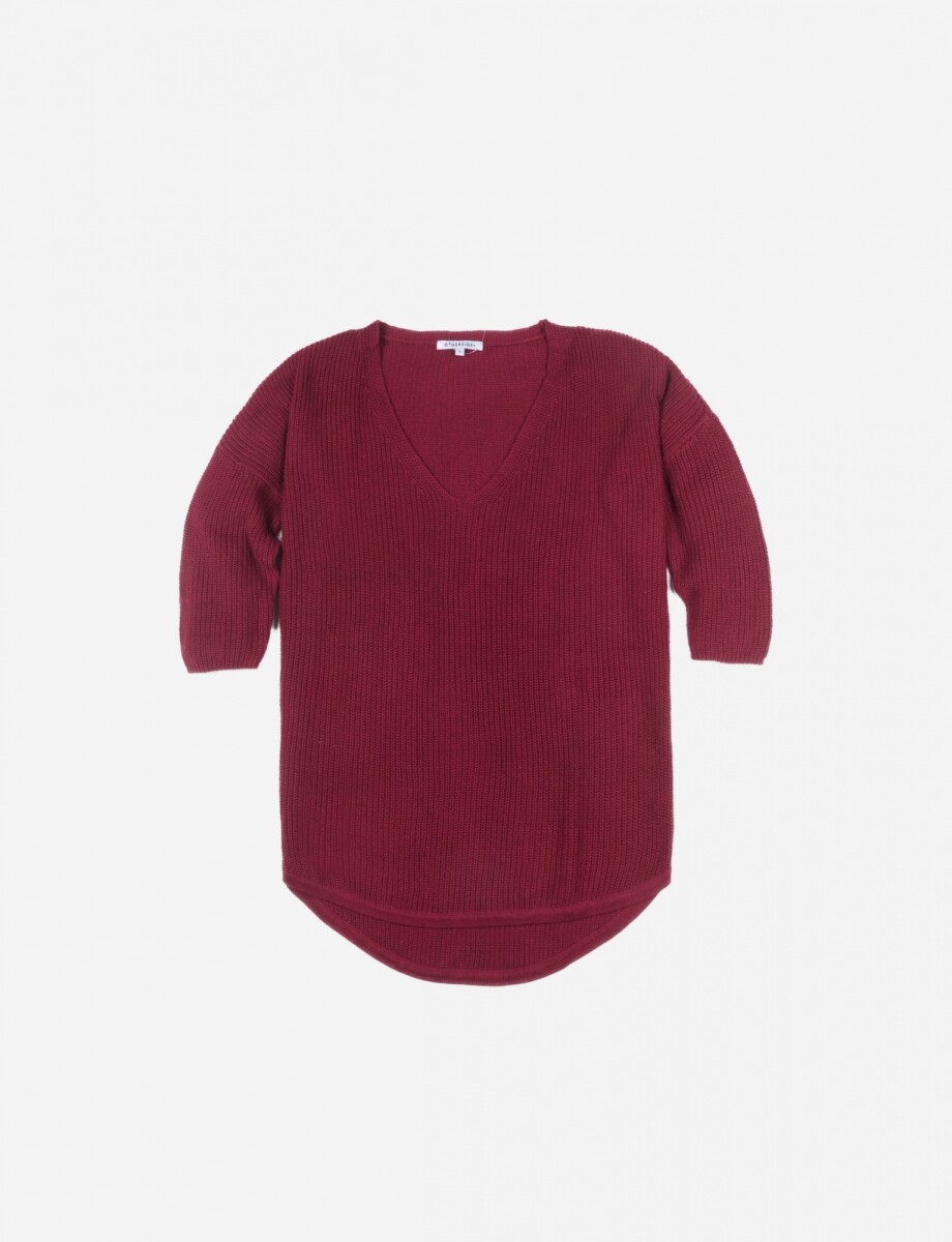 Sweater de dama - BORDO 