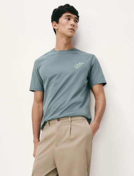 CAMISETAS MANGA CORTA CON ESTAMPA VERDE