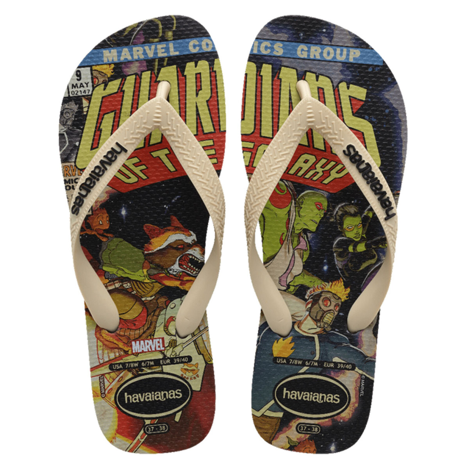 Playa Ojotas Animadas Havaianas Chancleta Ojota Sandalia Playa Los