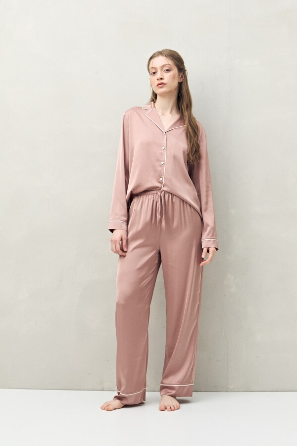 PANTALÓN LAVANDA Rosa Tostado