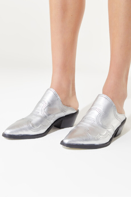 Zapato Coral Plateado