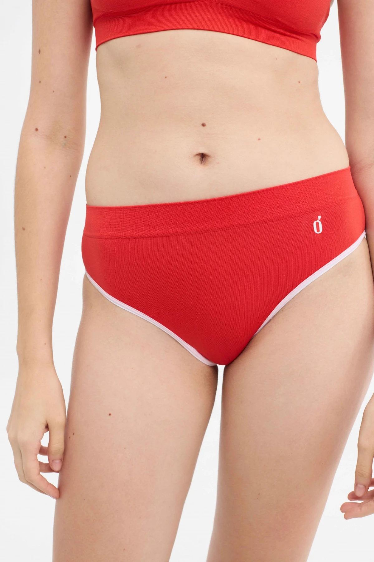 Bikini PIMENTON Contratono Rojo/Blanco