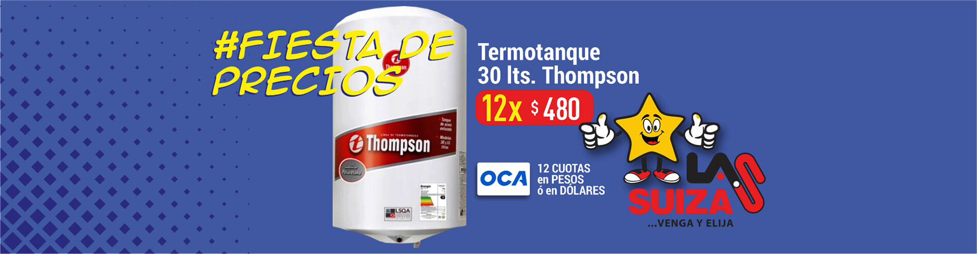 Termotanque 30 lts Thompson