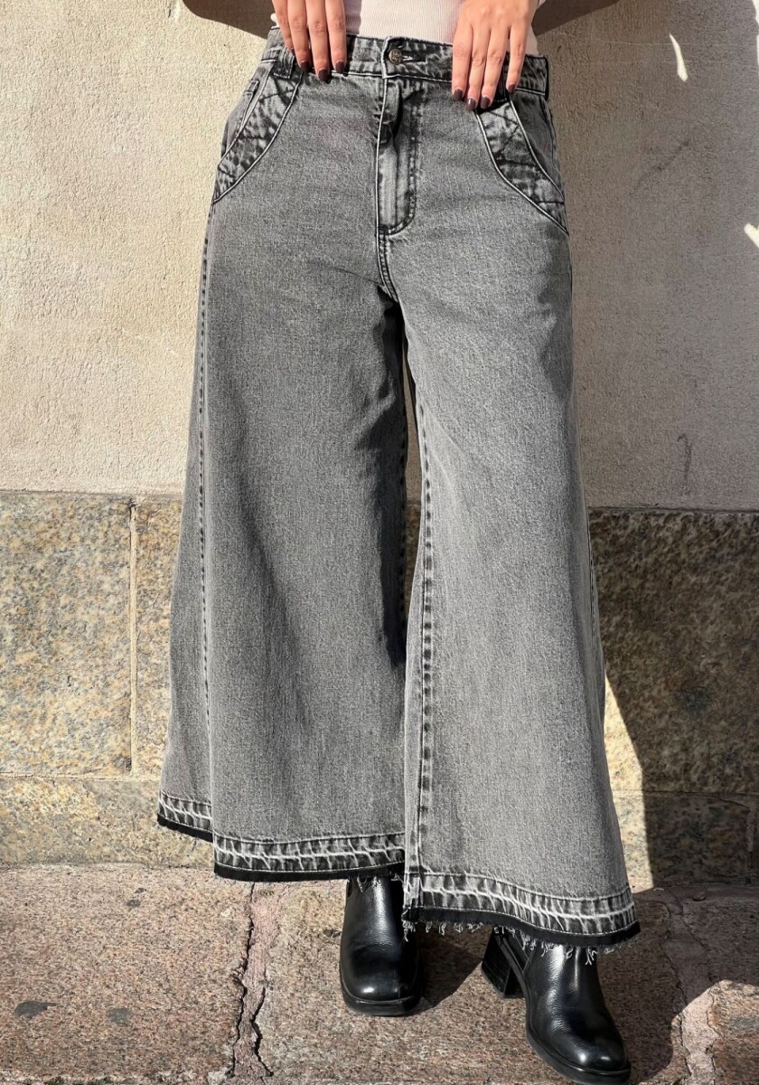 Jean Extra Wide - Gris 