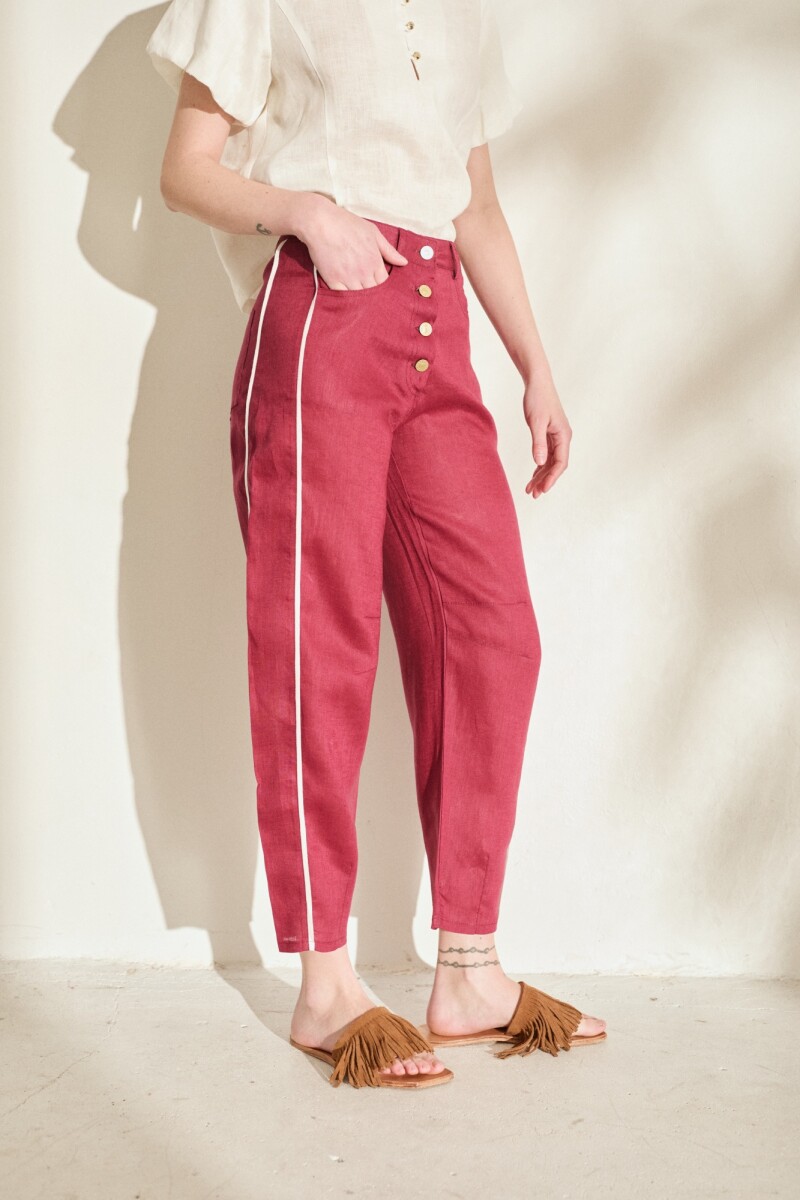 PANTALON BARREL LINES Pre Venta Bordo