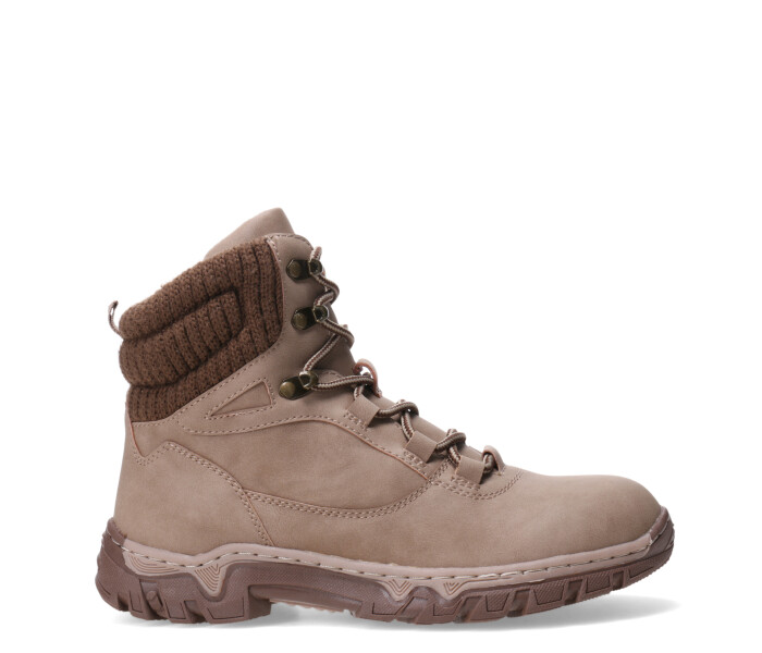 Bota MOUNTY acordonada Beige