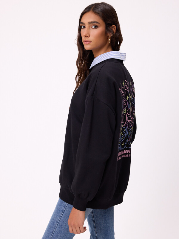 SWEATER GELTRU RUSTY Negro