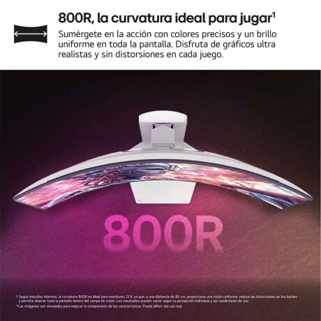 Monitor Gaming LG OLED UltraGear™ Curvo 34" UWQHD 21:9 34GX90SA-W Monitor Gaming LG OLED UltraGear™ Curvo 34" UWQHD 21:9 34GX90SA-W