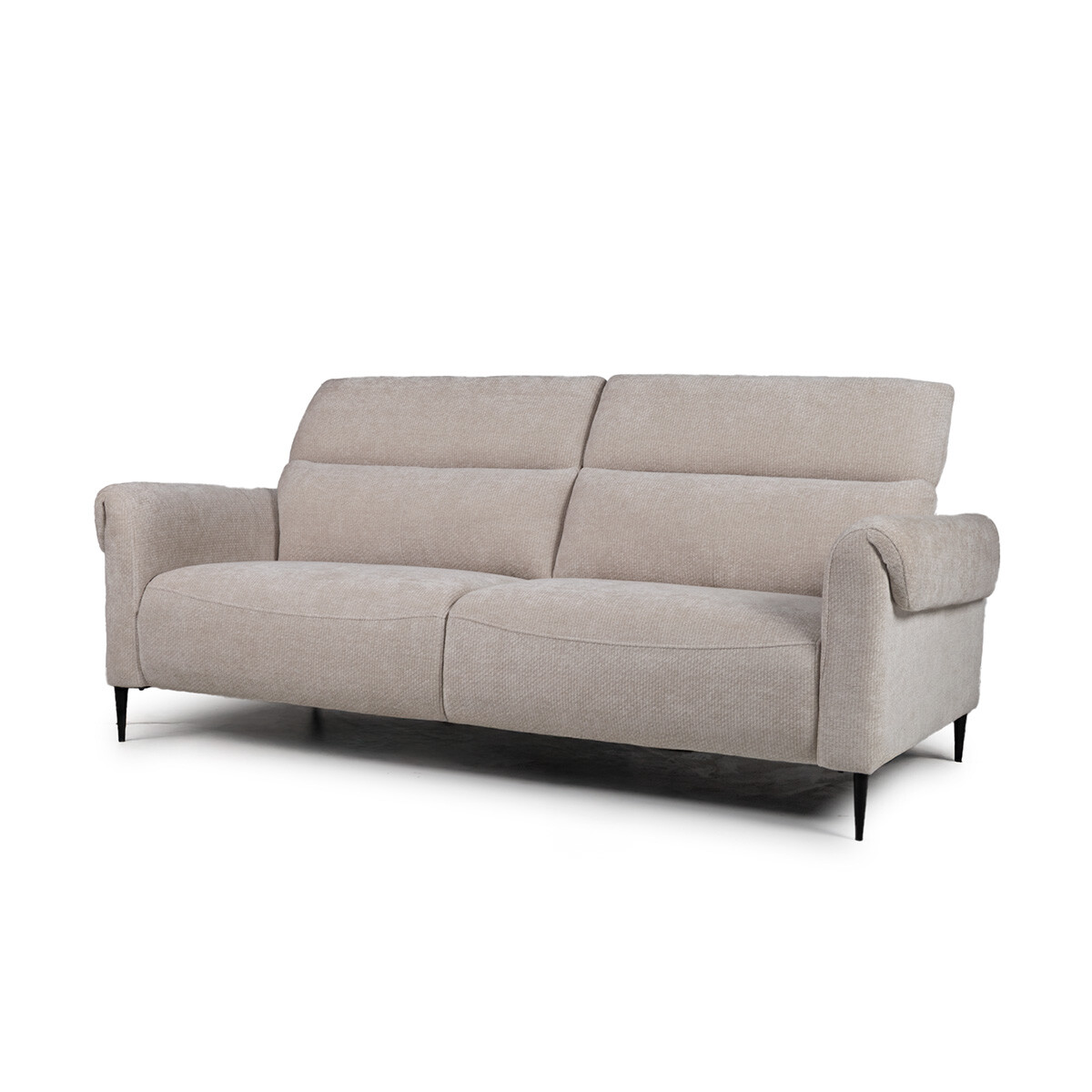 Sofá Matteo - Tela Microfibra - 3 cuerpos - 315-3 (Beige) 