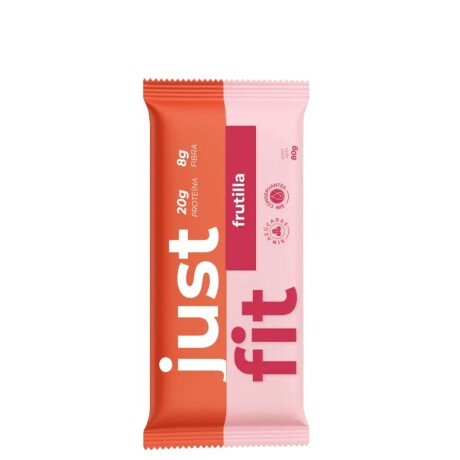 Barritas Premium 20g Proteína + Colágeno JustFit Frutilla