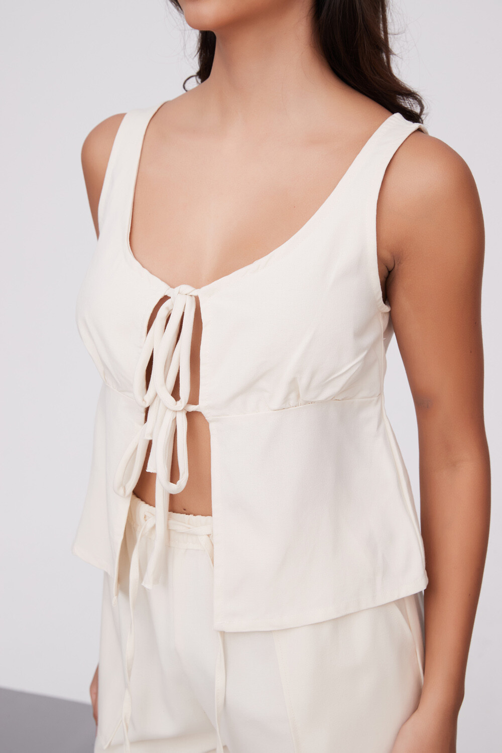 Musculosa Chemy Beige Claro