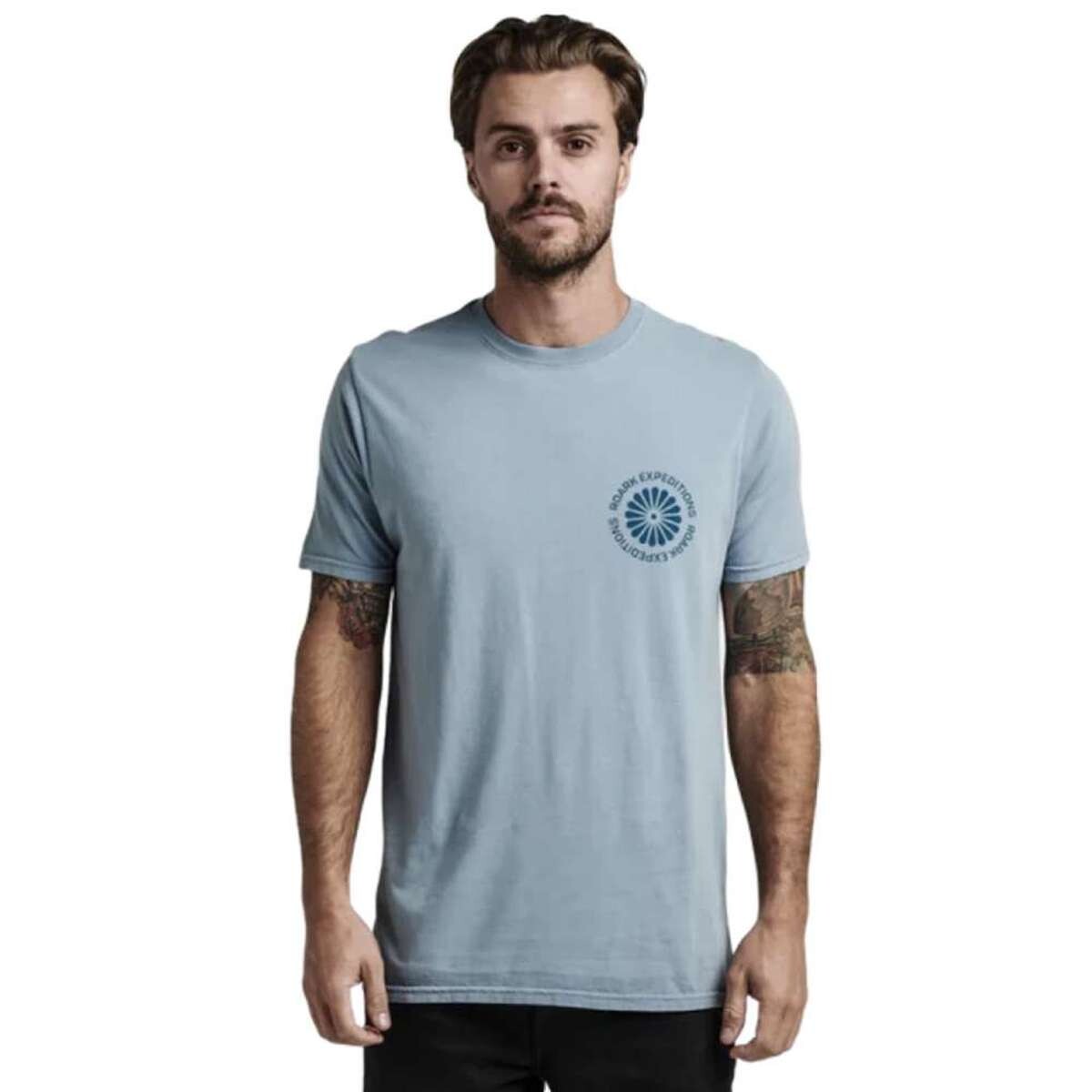 Remera Roark Rishiri Post Stamp - Celeste 