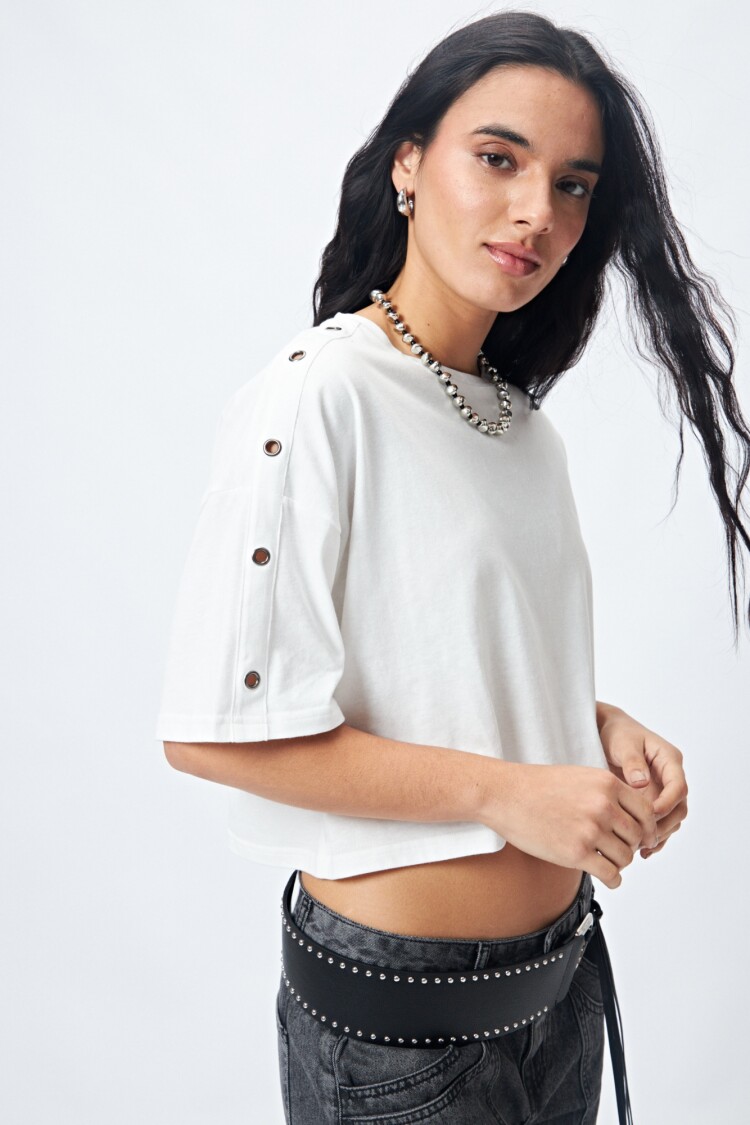 REMERA LETSI Blanco