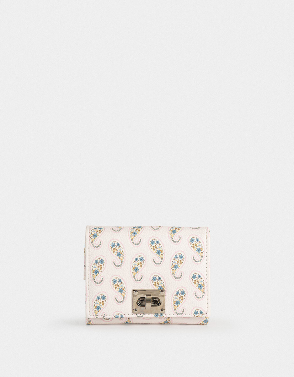 Billetera Solapa Paisley 